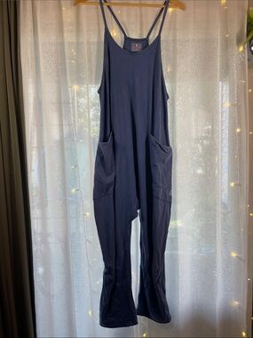 FP Movement by Free People WashedNavy Hot Shot Onesie Jumpsuit